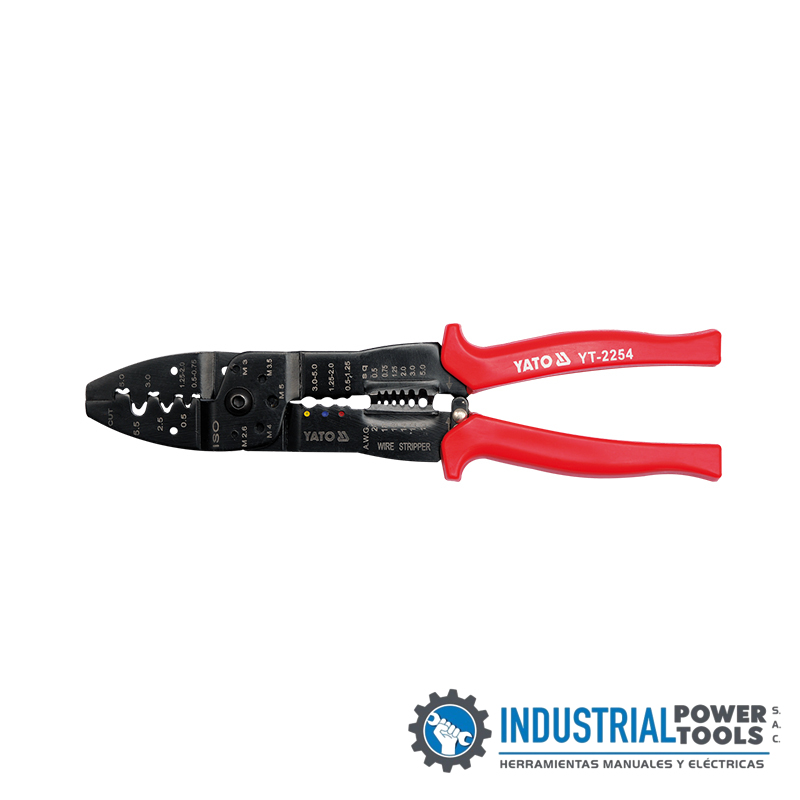 ALICATE PELA CABLE 20 A 10 AWG 10" YT-2254 YATO
