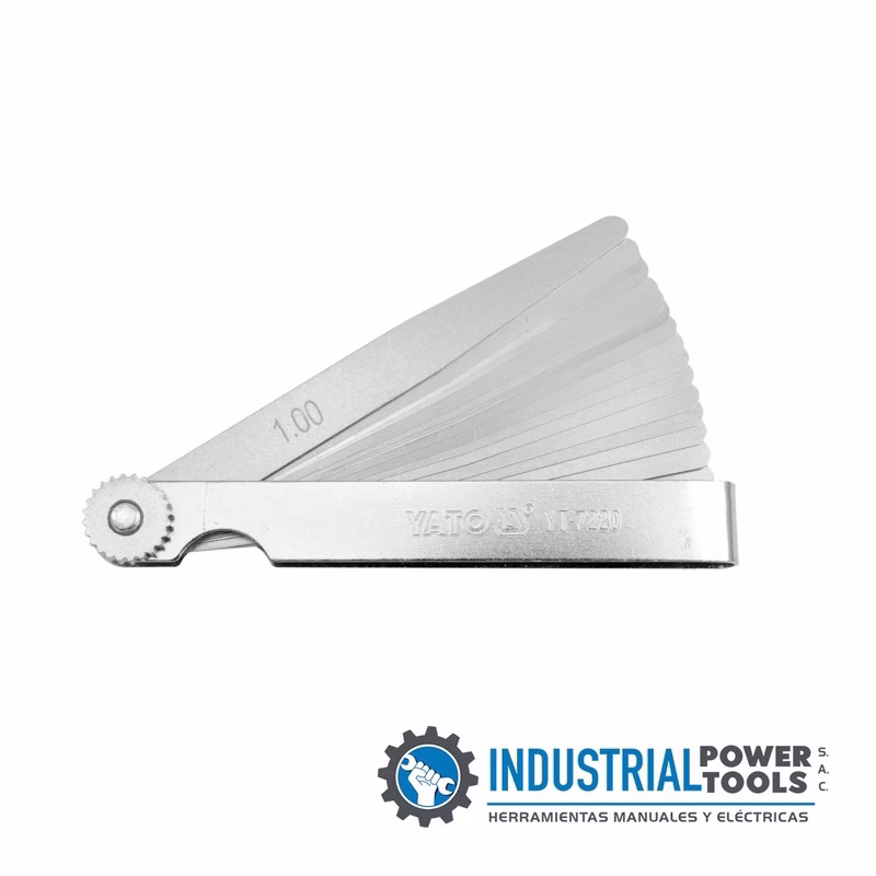 GAUGE DE LAMINAS 0.02 – 1.0MMx17HOJAS 100MM YT-7220 YATO