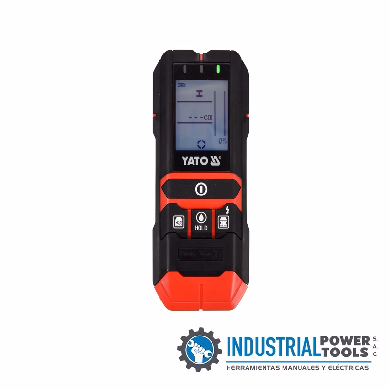 DETECTOR PROFESIONAL ALAMBRES, PERFILES Y MEDIDOR DE HUMEDAD 4/1 YT-73138 YATO